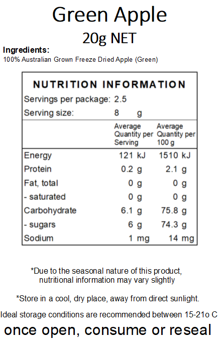 Freeze Dried Apple