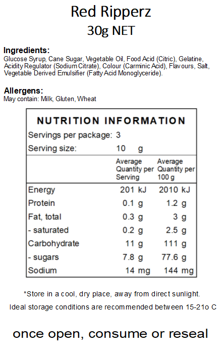 Freeze Dried Red Crunch