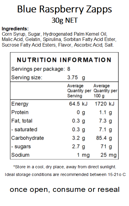 Freeze Dried Sour Zapps