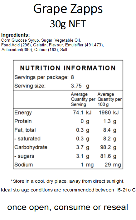 Freeze Dried Sour Zapps