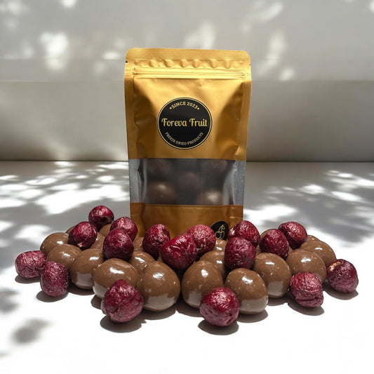 MILK Chocolate Coated Freeze Dried Cherries